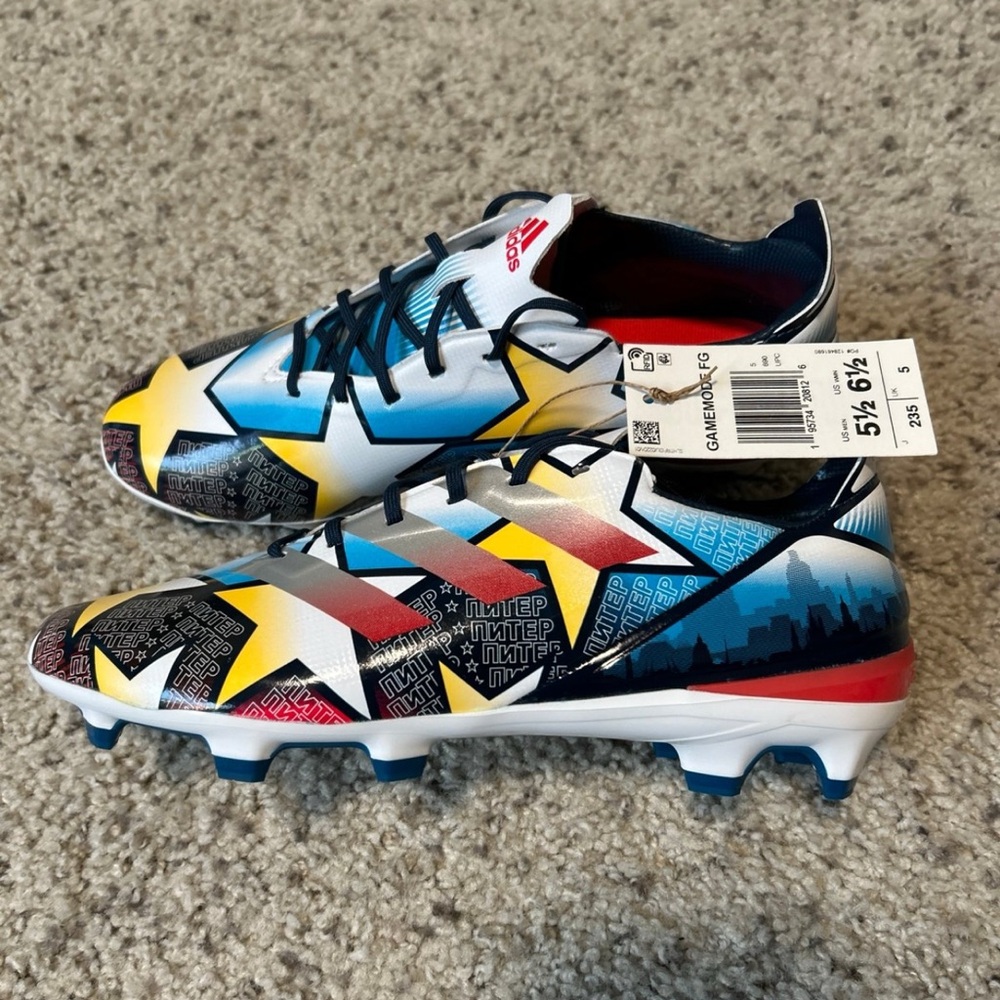 New Adidas GameMode FG Soccer Cleats UEFA Champions League Size 5.5 GZ1103